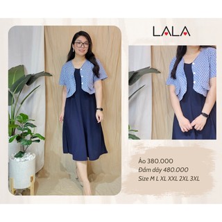 Bigsize công sở - Yếm 2 Dây Maxi - Xanh