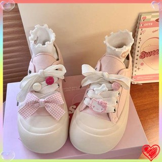 Ugly cute big toe white shoes women new style korean style two-wear canvas shoes