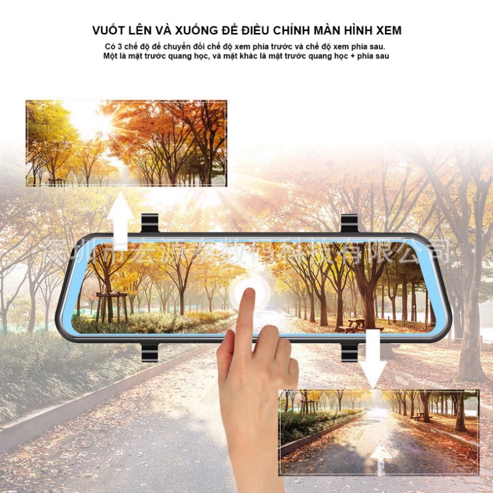 Camera hành trình ô tô V10 gương màn lớn trước sau 2K full HD kết nối điện thoại hỗ trợ quay đêm, bảo hành 12 tháng | BigBuy360 - bigbuy360.vn