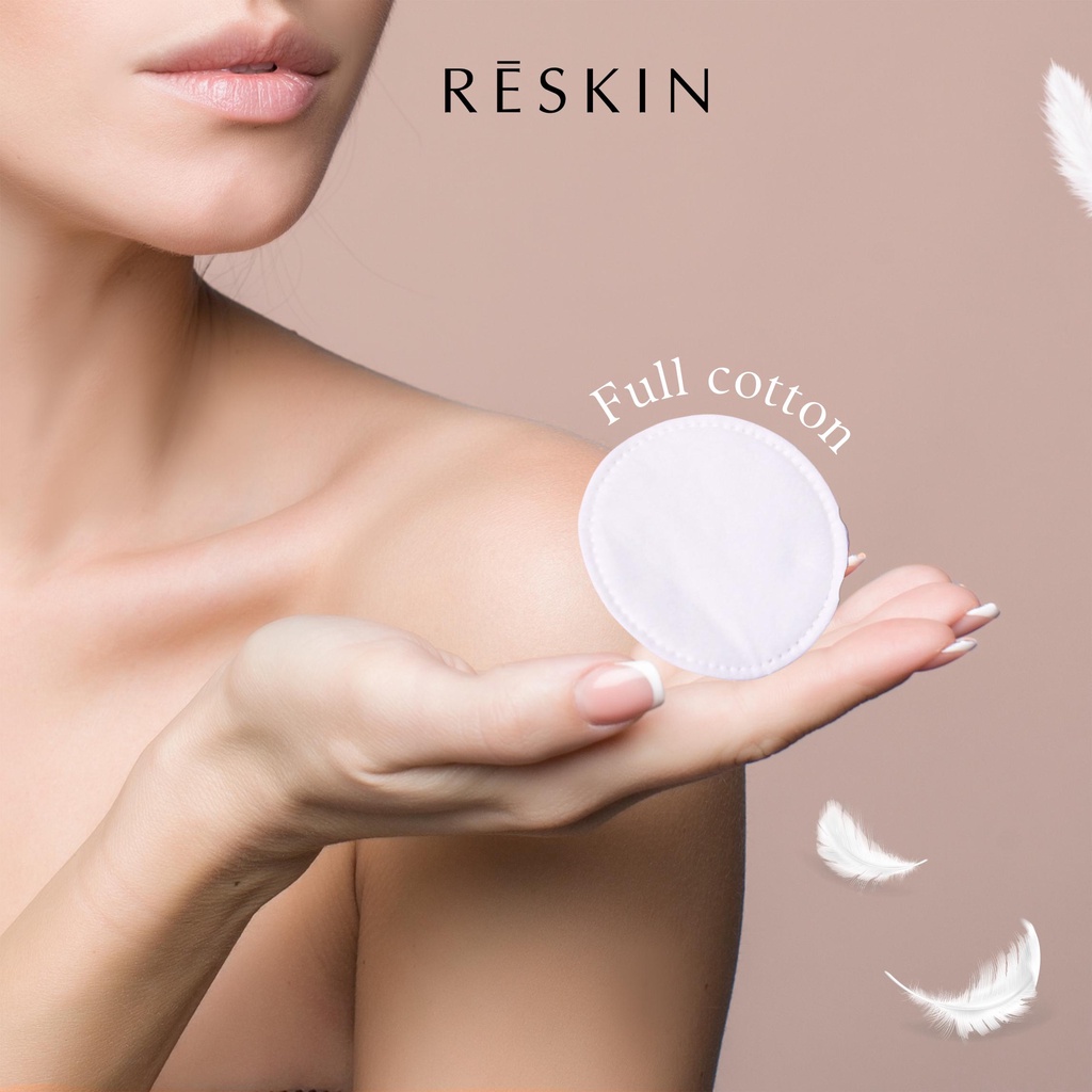 Bông tẩy trang Reskin 5 lớp đa năng 2 in 1 tròn