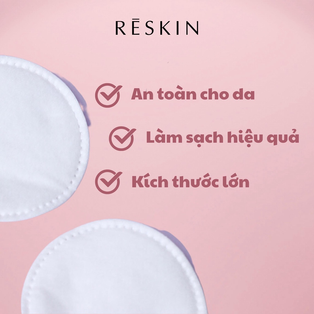 Bông tẩy trang Reskin 5 lớp đa năng 2 in 1 tròn