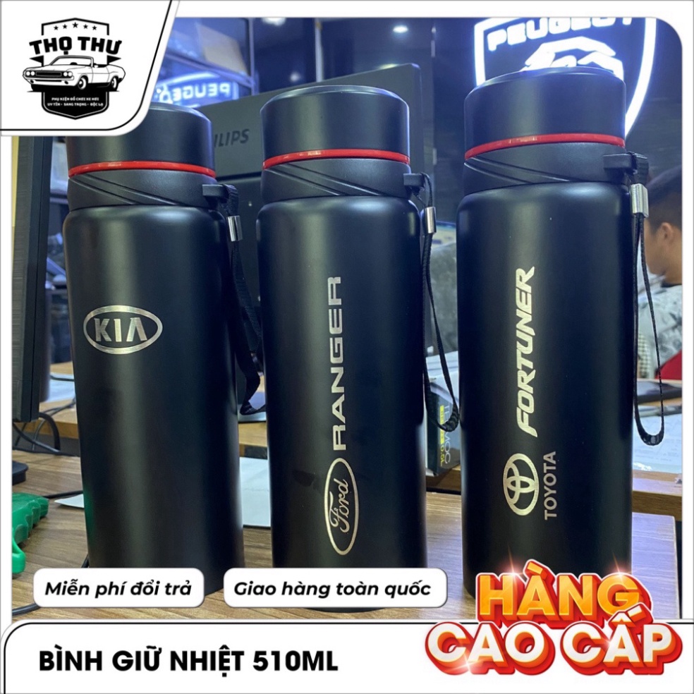 Bình Giữ Nhiệt Khắc Tên 800ml Inox Bình Nước Iviecars Khắc Tên