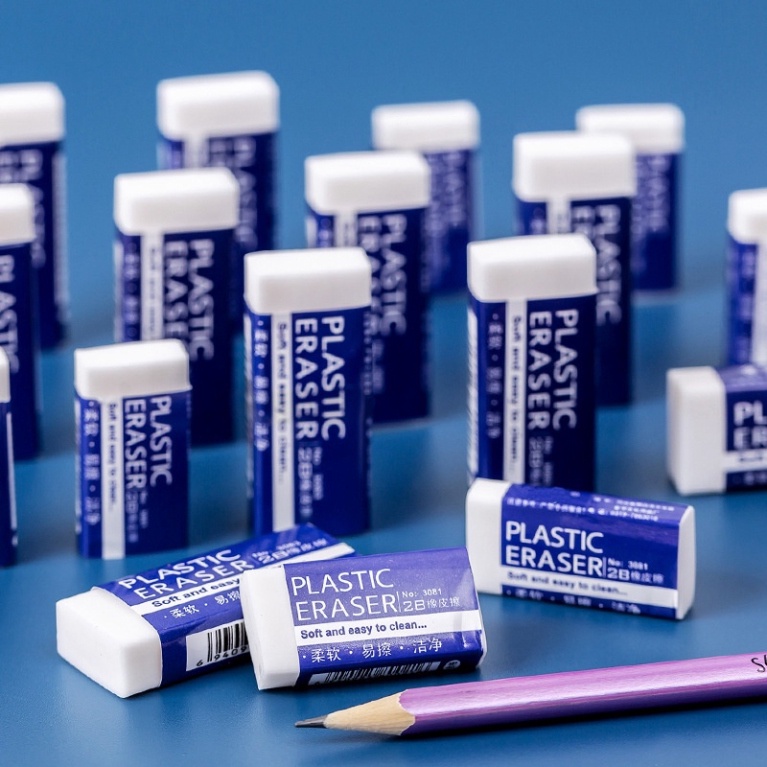 Tẩy bút chì 2B siêu sạch, gôm tẩy bút chì chất lượng cao