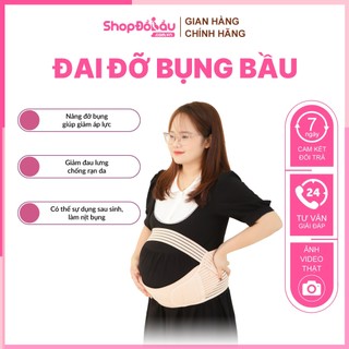 Đai đỡ bụng bầu - Đai nâng bụng cho bà bầu co giãn tốt giảm đau lưng, rạn bụng - Shopdobau