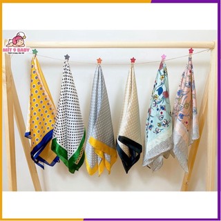 Khăn lụa vuông - Khăn turban quàng cổ 50x50cm sịn hịn
