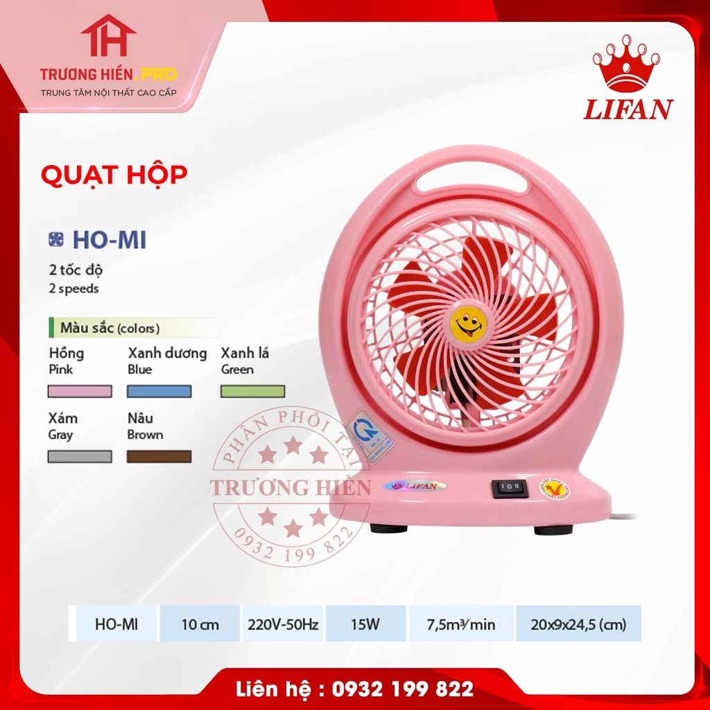 Quạt hộp HO-MI Lifan - Hàng chính hãng