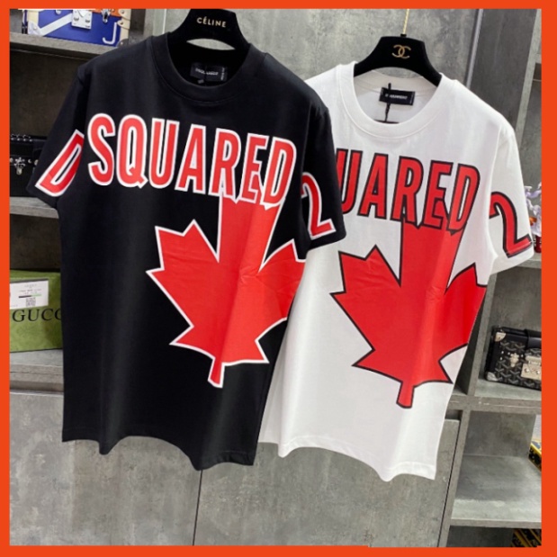 Áo phông Nam Nữ DSQ2 T-shirt Hình Lá Phong Đỏ, Áo Thun Nam Nữ Unisex Form Rộng Siêu Hot 2023. Unisex.smt 88