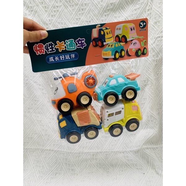 Túi Đồ Chơi Ô Tô Cho Bé Trai, Xe Công Trình, Xe Cần Cẩu Mini Cho Bé, Ô Tô Đồ Chơi Xe Chạy Đà