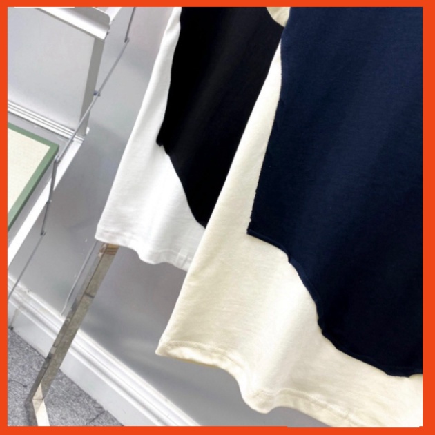 Áo phông nam nữ Premium Cotton Neil Barrett phối mix vải hai màu đen trắng. Áo thun phối unisex form rộng siêu hot 83