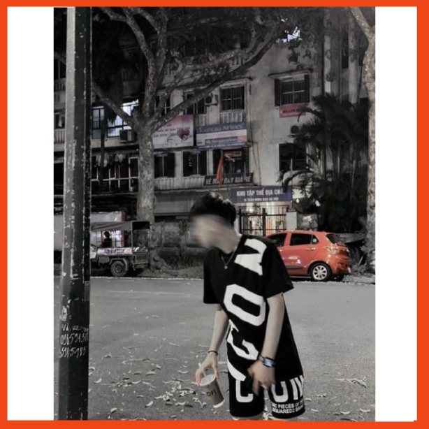 Áo Phông Nam Nữ In Chữ ICON Chéo Trước Ngực. Áo Thun Unisex From Rộng Siêu Hot 2023 88