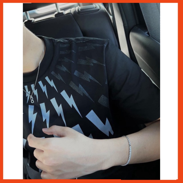 Áo Phông Nam Nữ Neil Barrett In Tia Sét Nhũ Kim Tuyến Cao Cấp, Áo Phông Nam Nữ Unisex Siêu Cấp Hot Trend Hè 2023 88