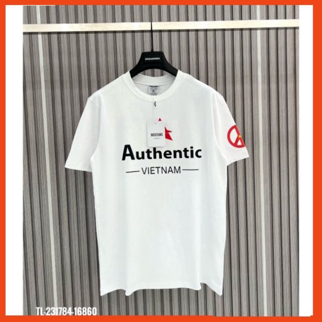 Áo Phông Nam Đờ Ét Quy Thêu Chữ A Siêu Nét - Áo Thun Nam Nữ D S Q Phối Khoá Viền Vai Cao Cấp