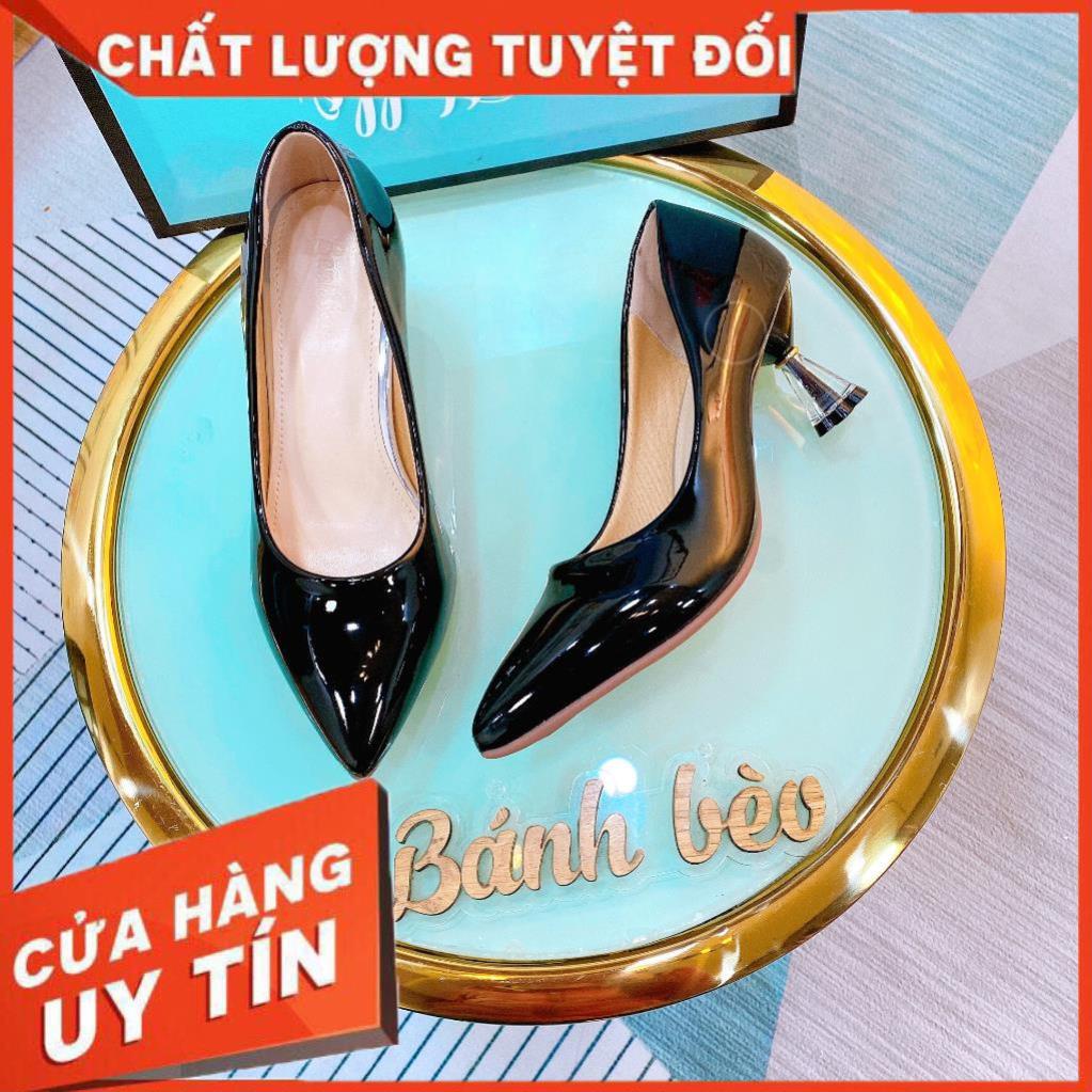 Giày cao gót nữ cao 5cm gót hoa  đơn giản, tinh tế - Giày Bánh Bèo mã GotHoa