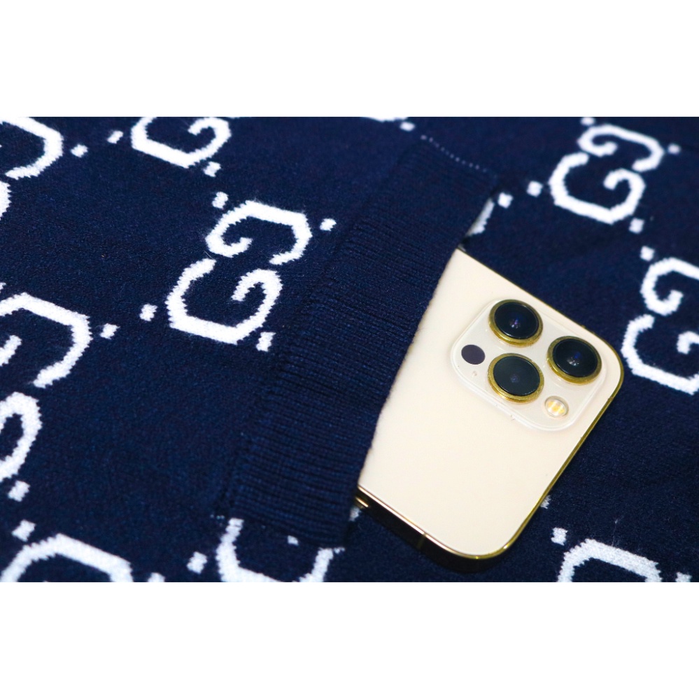 Áo khoác Cardigan Gucci Stripe Knit Áo Khoác Sơn Tùng Dệt Lens 100%