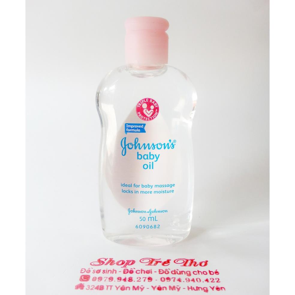 DẦU MÁT XA VÀ DƯỠNG ẨM JOHNSON'S BABY OIL 50ML