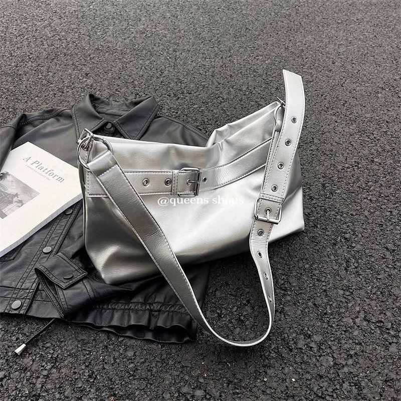 Large-capacity bag trendy 2023 new style all-match túi đeo vai có thể điều chỉnh phong cách hàn quốc american messen