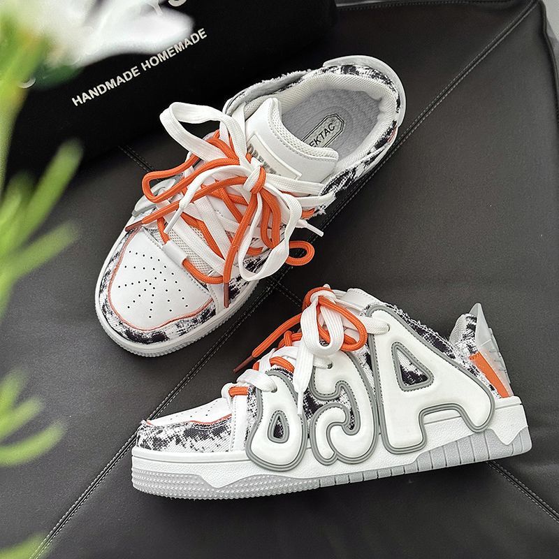 Giày Bánh Mì Đế Dày Phong Cách hip hop Thời Trang Cho Nam Và Nữ