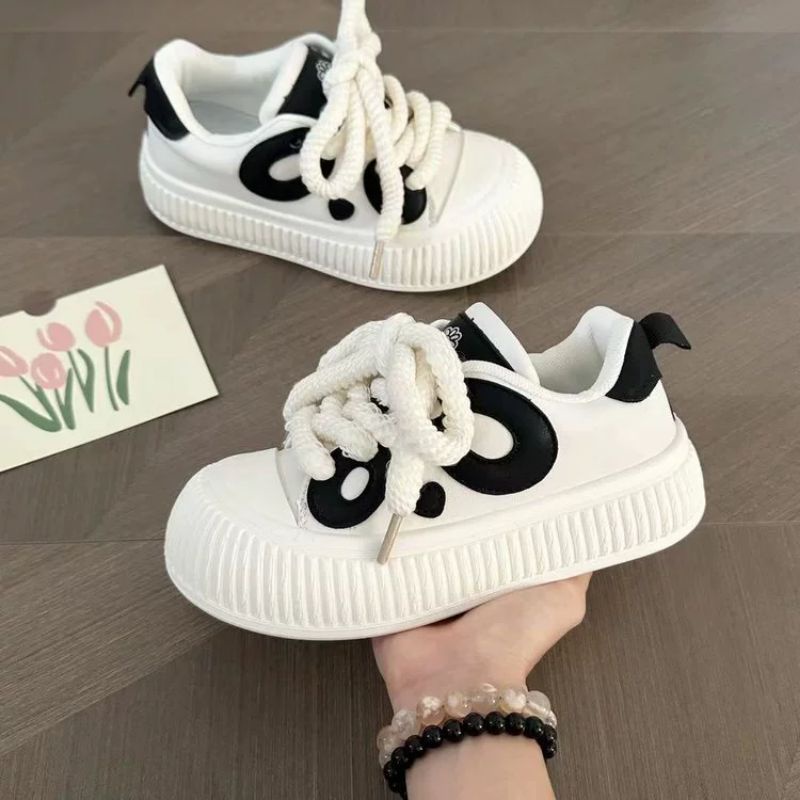 Giày thể thao sneaker mắt cú dây to dễ đi năng động