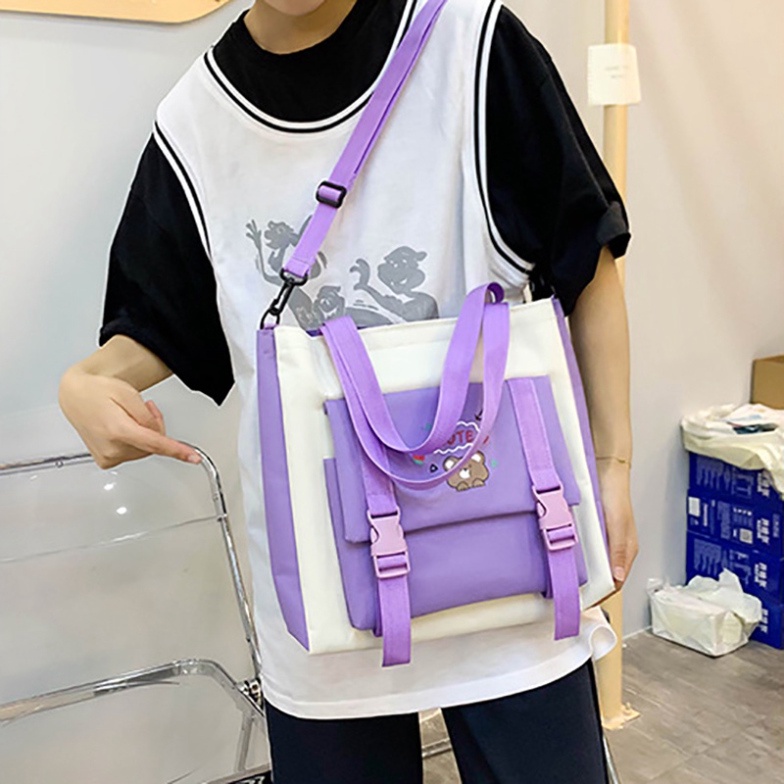 Balo Combo 4 Món, Balo Thời Trang ulzzang, Balo Nữ, Balo Đi Học Unisex