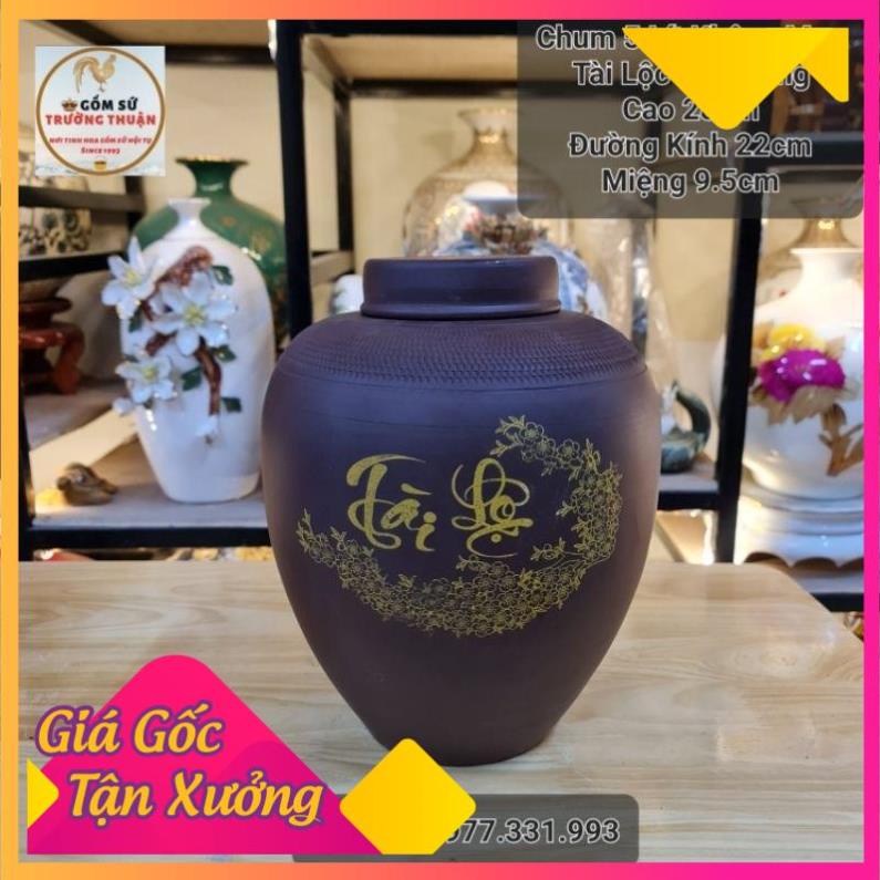 Chum Ngâm Rượu Bát Tràng KHÔNG MEN 10 lít và 20Lít Tài Lộc *BAO BỂ VỠ*