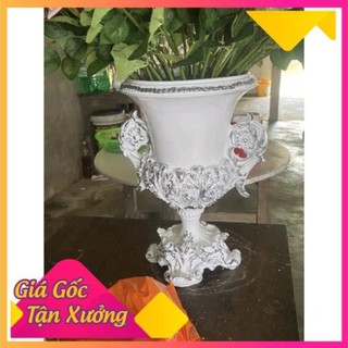 Bình hoa composite dáng cúp S9 cao 40cm *BAO BỂ VỠ*