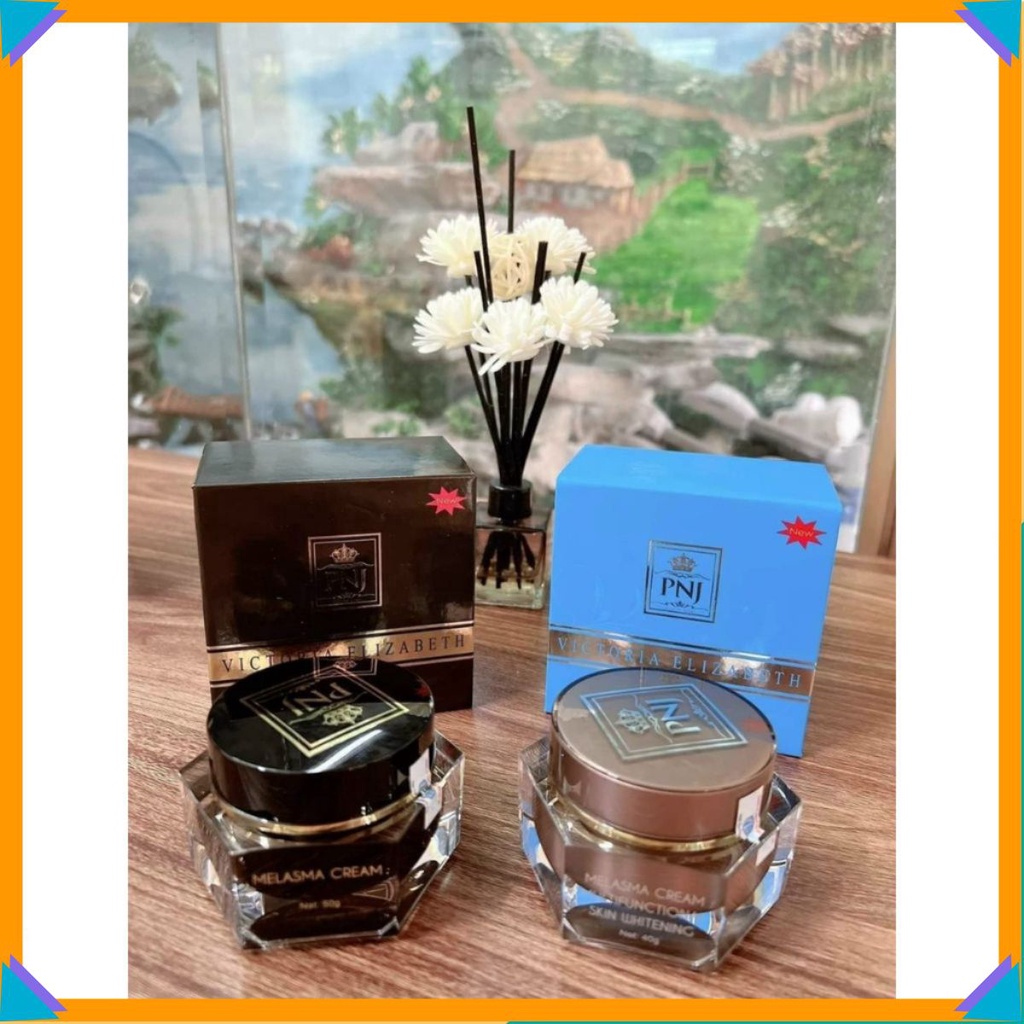 Bộ Kem Nám Ngày Đêm PNJ [ Mua 2 Hộp Kem tặng 1 lọ Serum 10ml Phục Hồi Da Yếu 120k ]
