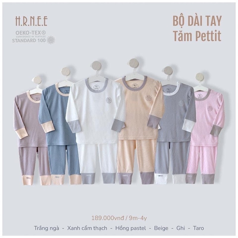Bộ dài tay tăm petit Hrnee
