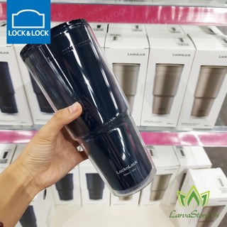 Ly nhựa 2 lớp locknlock double wall cold cup hap502 900ml