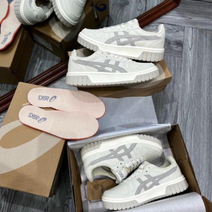 Giày Thể Thao Asics Court MZ Kem Đen Và Kem Xám Mẫu Mới Thiết Kế Độc Lạ Hàng Cao Cấp Hot Trend 2023