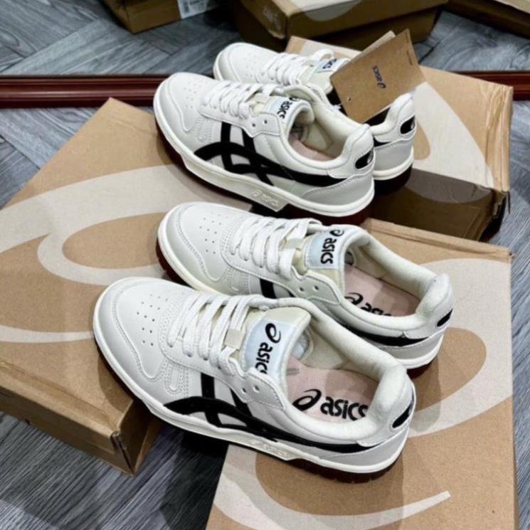 Giày Thể Thao Asics Court MZ Kem Đen Và Kem Xám Mẫu Mới Thiết Kế Độc Lạ Hàng Cao Cấp Hot Trend 2023