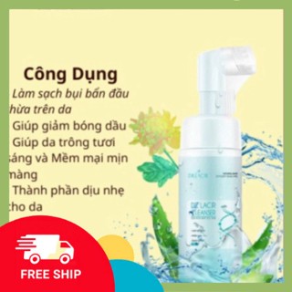 Sữa rửa mặt kiềm dầu DrLacir CLEANSER dành cho da dầu nhạy cảm, Sữa rửa mặt trắng da giúp sạch sâu giảm mụn hương bạc hà