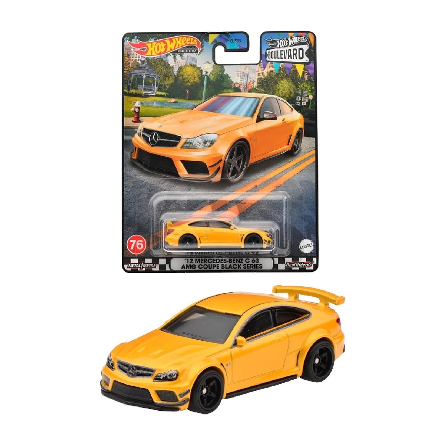 Đồ Chơi Siêu Xe Hw Boulevard - Mercedes Benz C63 Coupe Black HOT WHEELS HKF23/GJT68