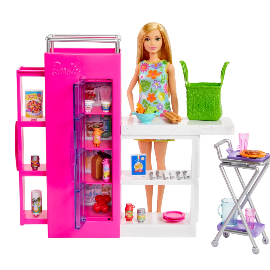 Đồ Chơi Barbie Và Phòng Pantry Thư Giãn Mơ Ước Cho Bé BARBIE HJV38