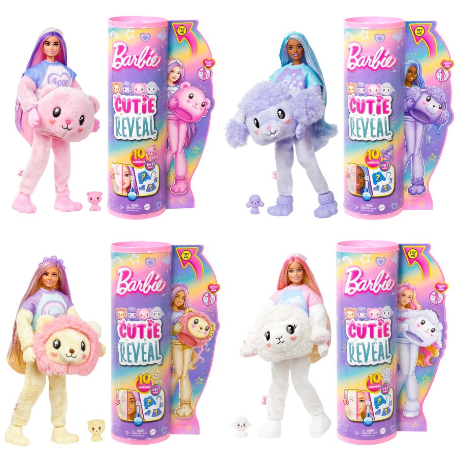 Đồ Chơi Búp Bê Barbie Cutie Reveal - Lamb BARBIE HKR03/HKR02