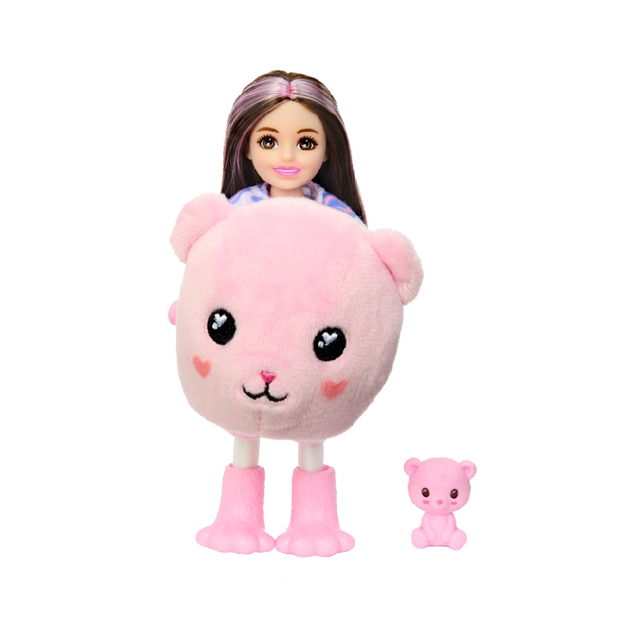 Đồ Chơi Búp Bê Chelsea Cutie Reveal - Baby Teddy Bear BARBIE HKR19/HKR17