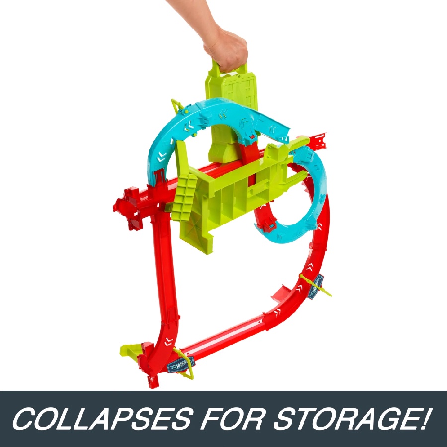 Đồ Chơi Đường Đua Chọc Trời Hot Wheels Neon Speeders HOT WHEELS HPC07