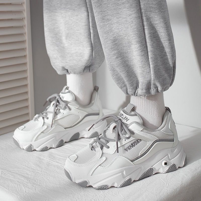 ISAHINI Giày nữ, nữ Giày thể thao Fashion thoải mái 2023 NEW đế cao 04Z23011605