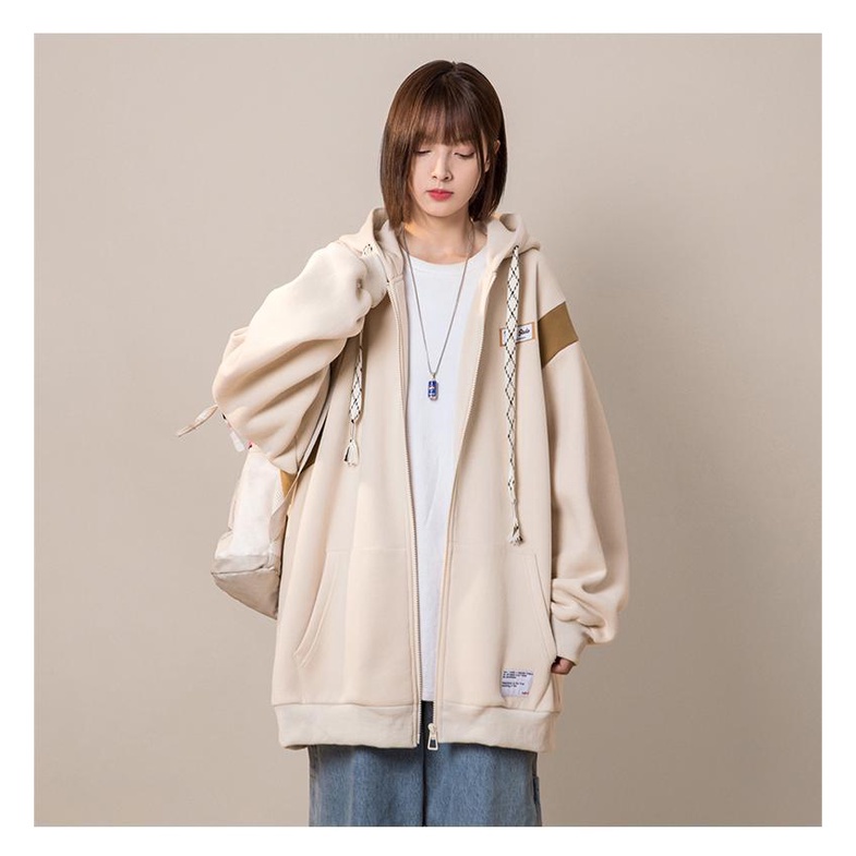 ISAHINI áo khoác nữ áo khoác hoodie áo khoác áo hoodie nữ áo hoodie áo khoác hoodie nữ 02