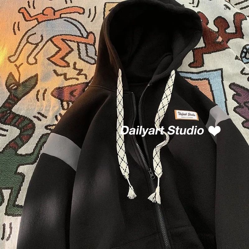 ISAHINI áo khoác nữ áo khoác hoodie áo khoác áo hoodie nữ áo hoodie áo khoác hoodie nữ 02