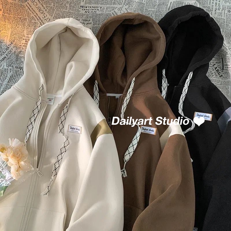 ISAHINI áo khoác nữ áo khoác hoodie áo khoác áo hoodie nữ áo hoodie áo khoác hoodie nữ 02