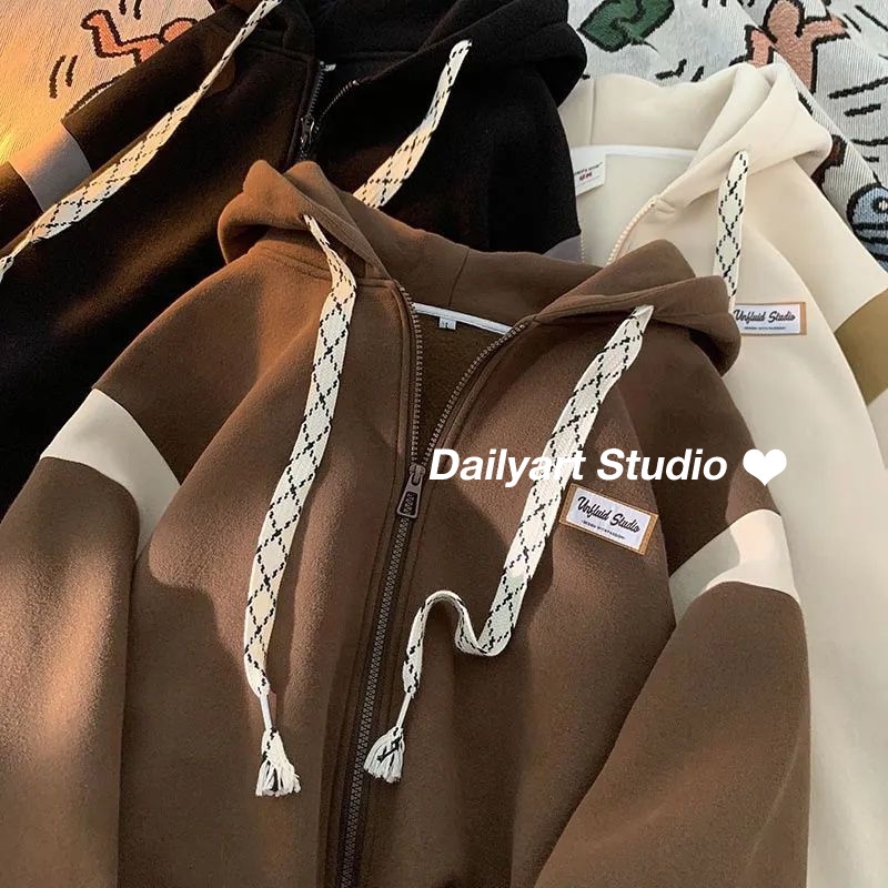 ISAHINI áo khoác nữ áo khoác hoodie áo khoác áo hoodie nữ áo hoodie áo khoác hoodie nữ 02