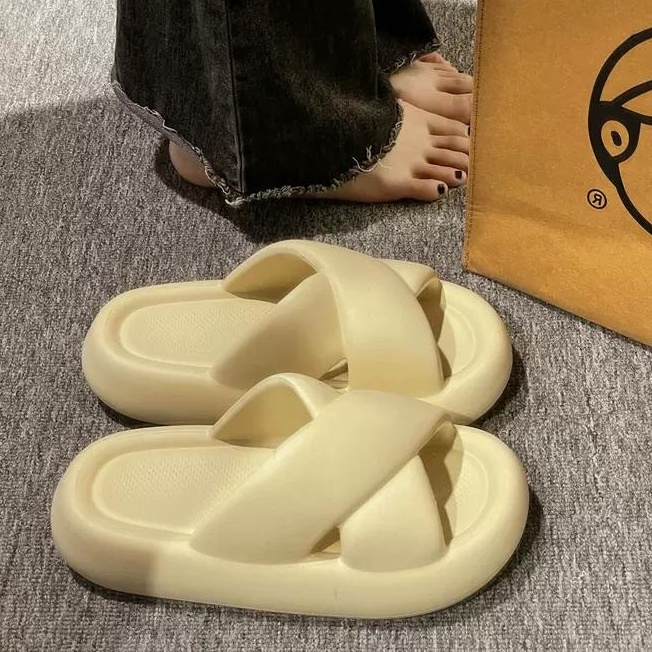 ISAHINI dép nữ dép bánh mì Dép Đi Trong Nhà Thoải Mái Xinh Xắn Cho Nữ 14Z23032801