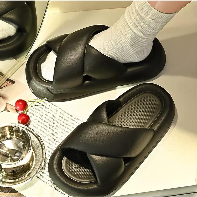 ISAHINI dép nữ dép bánh mì Dép Đi Trong Nhà Thoải Mái Xinh Xắn Cho Nữ 14Z23032801