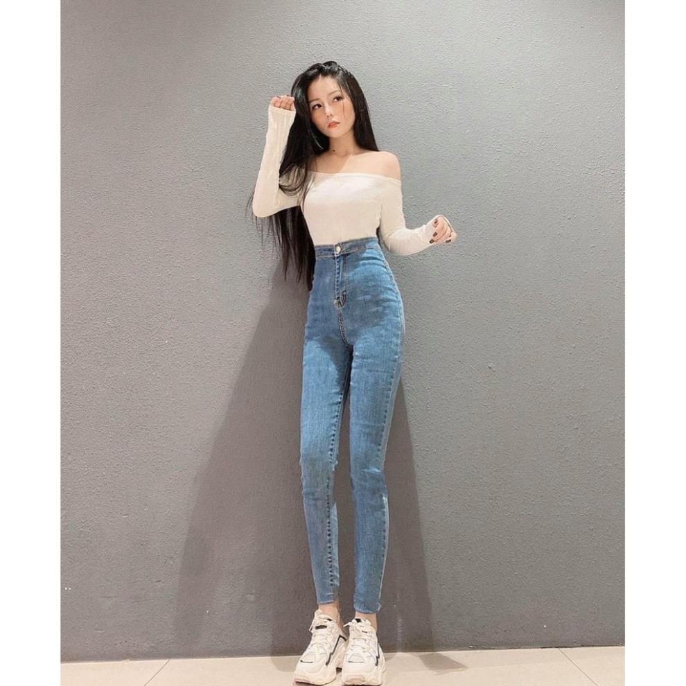 Quần jeans nữ ông suông, quần bò nữ ống suông mài mặt trước phối vân mèog siêu iêu HT 28 | BigBuy360 - bigbuy360.vn