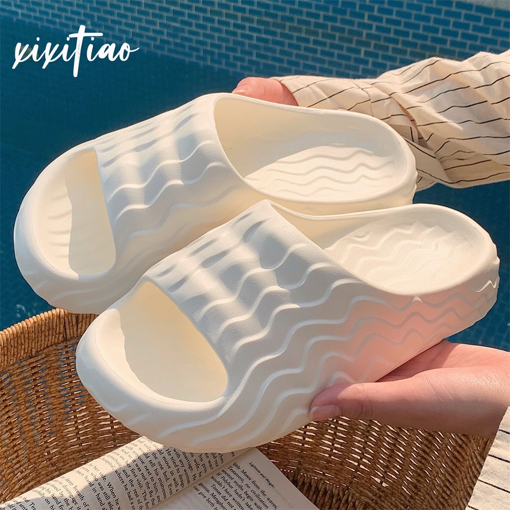 ISAHINI dép nữ giày sandal dép bánh mì dép nữ dép đi trong nhà đế mềm chống trượt 20Z230501108