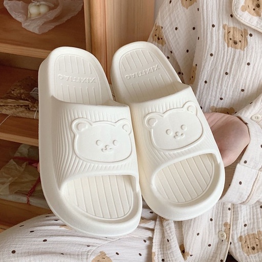 ISAHINI dép nữ dép bánh mì dép nữ dép đi trong nhà đế mềm chống trượt 23Z23060305