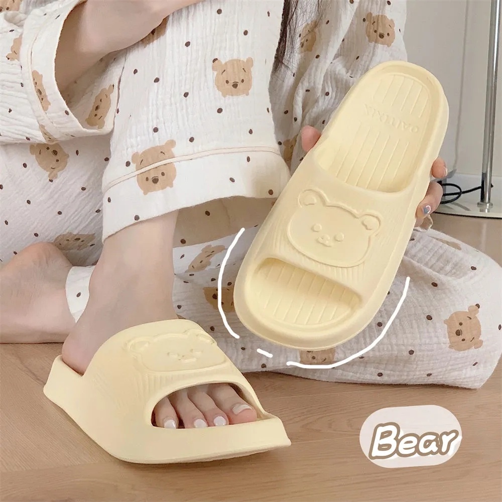 ISAHINI dép nữ dép bánh mì dép nữ dép đi trong nhà đế mềm chống trượt 23Z23060305