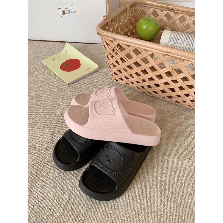 ISAHINI dép nữ dép bánh mì dép nữ dép đi trong nhà đế mềm chống trượt 23Z23060305