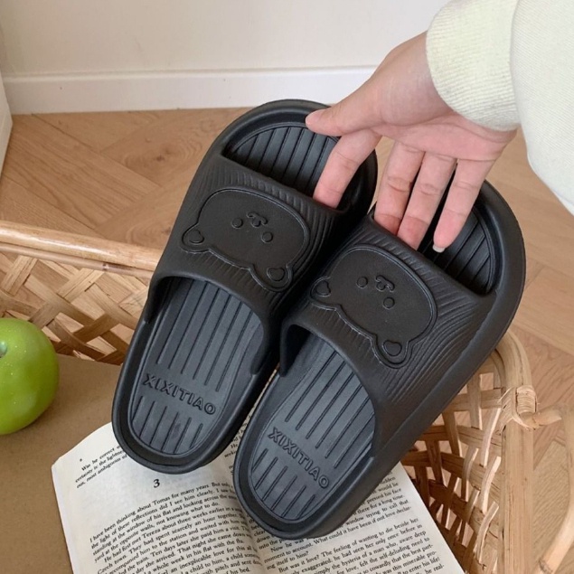 ISAHINI dép nữ dép bánh mì dép nữ dép đi trong nhà đế mềm chống trượt 23Z23060305