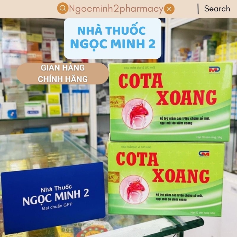 ✅ [Chính Hãng] COTA XOAN COTA XOANG ( hộp 50 viên ) hổ trợ viêm mũi dị ứng,Viêm xoang